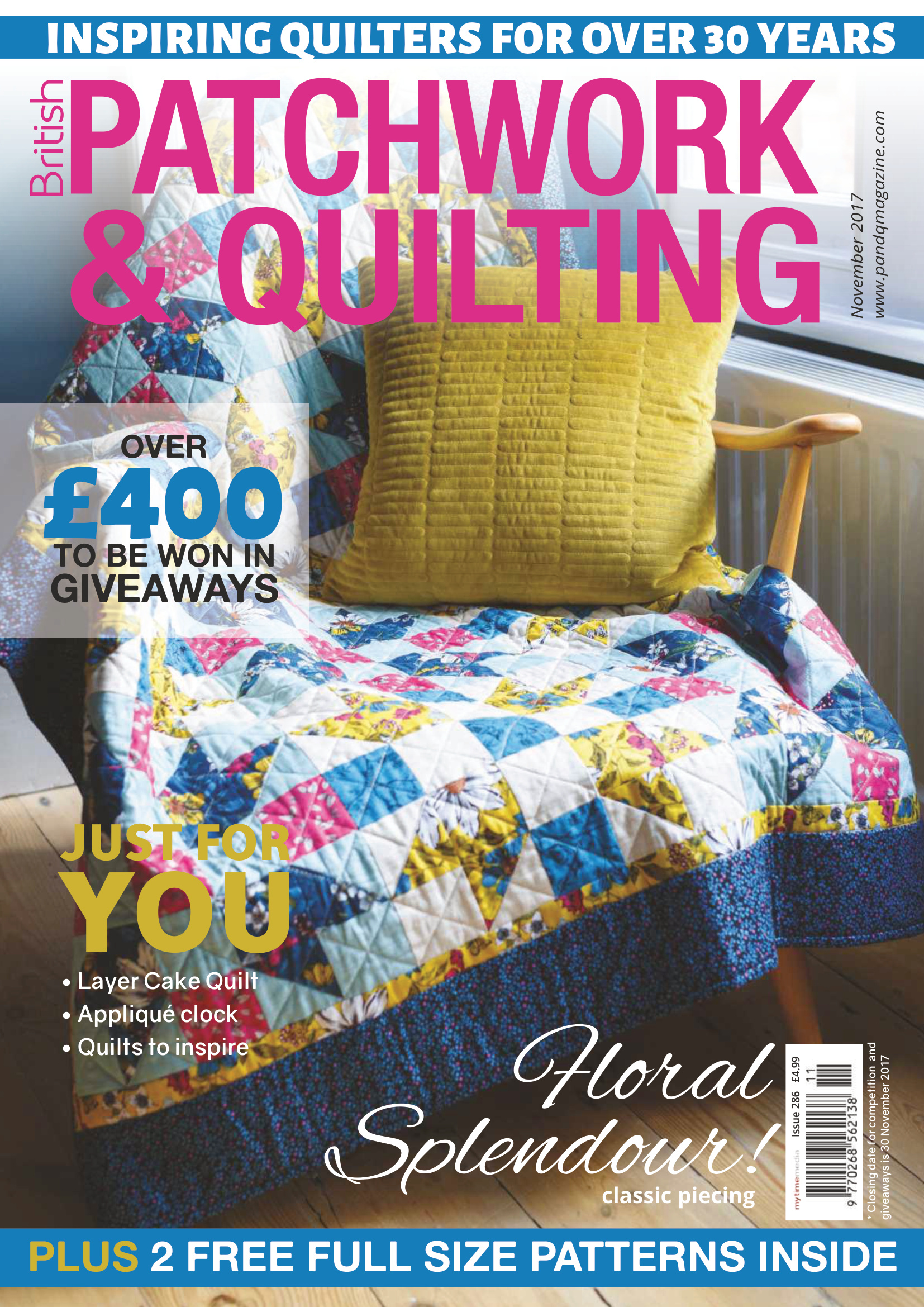 Patchwork Quilting UK November 2017